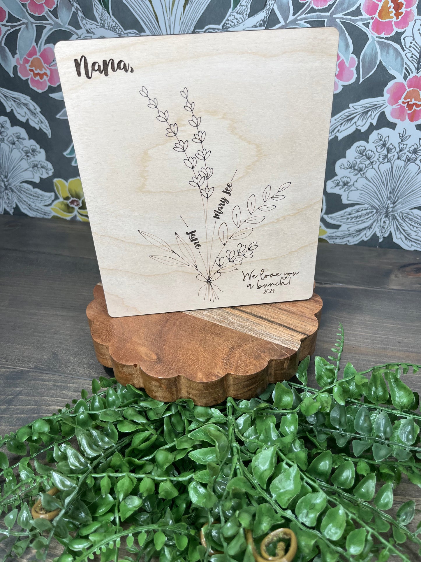 Mother/Grandmother Floral Print