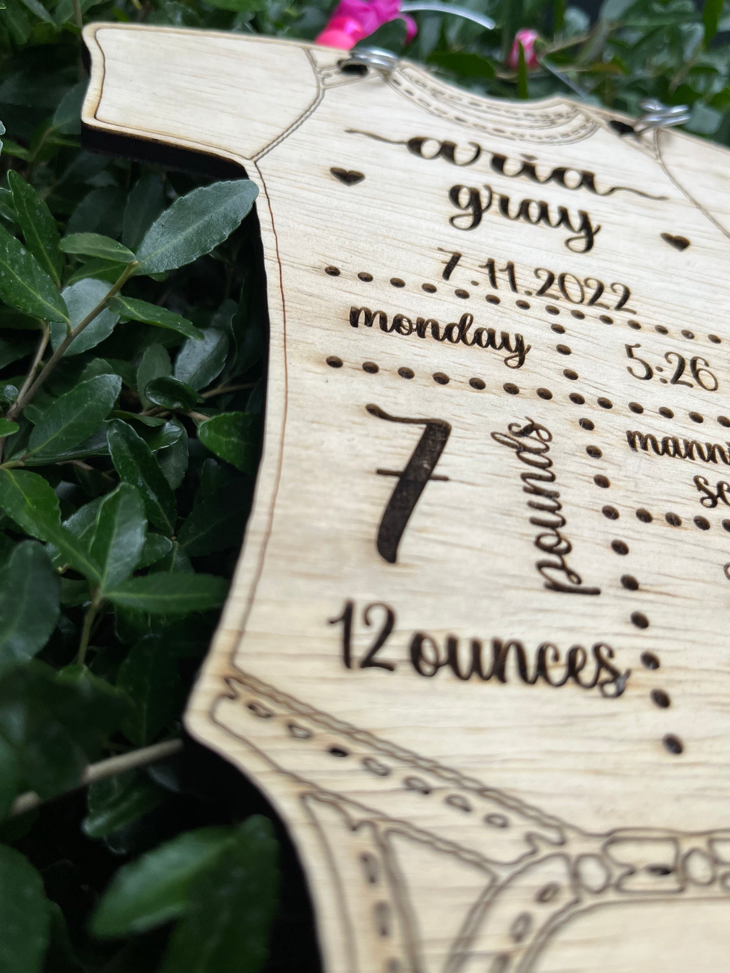 Personalized Onesie Ornament