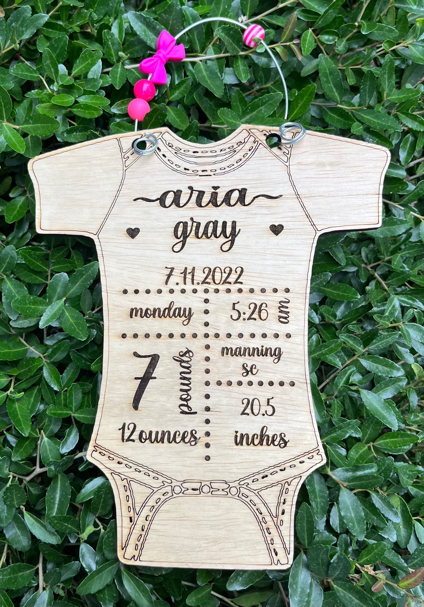 Personalized Onesie Ornament