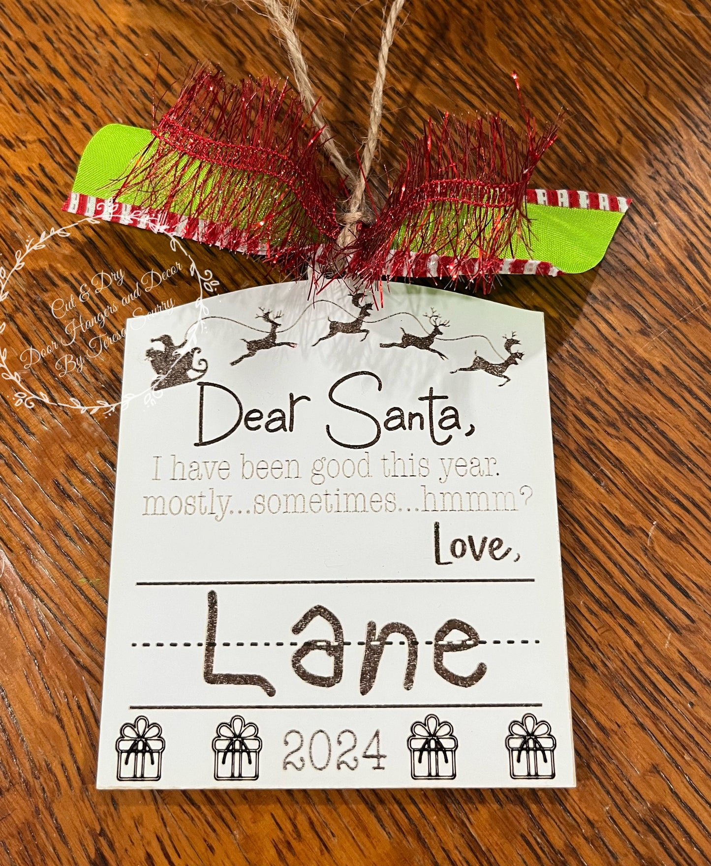 Dear Santa, Ornament