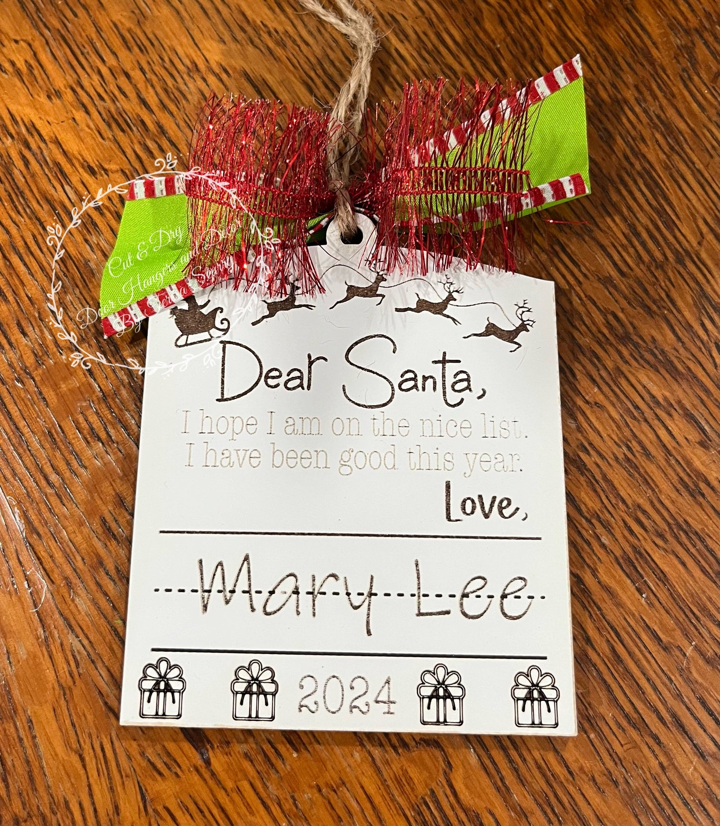 Dear Santa, Ornament